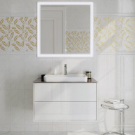 фото PLB.M.80.2/WHT Тумба Plaza Modern/Плаза Модерн подвесная 80 белый 2 ящика КЕРАМА МАРАЦЦИ