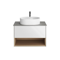 PLB.MN.80.1/WHT Тумба Plaza Modern/Плаза Модерн подвесная 80 белый 1 ящик + полка КЕРАМА МАРАЦЦИ фото PLB.MN.80.1/WHT Тумба Plaza Modern/Плаза Модерн подвесная 80 белый 1 ящик + полка КЕРАМА МАРАЦЦИ
