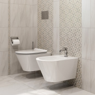 фото PLM.bidet.02 Биде Plaza Modern/Плаза Модерн подвесное, белое глянцевое КЕРАМА МАРАЦЦИ