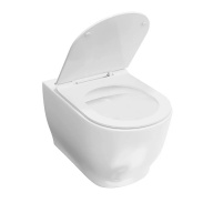 фото PLMR.seat.02/WHT Сиденье Plaza Modern/Плаза Модерн для подвесного унитаза, белое глянцевое КЕРАМА МАРАЦЦИ