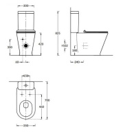 фото PLMR.wc.01 Унитаз Plaza Modern/Плаза Модерн напольный безободковый, белый глянцевый КЕРАМА МАРАЦЦИ