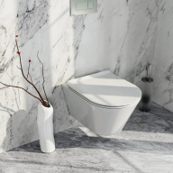 фото PLMR.wc.02 Унитаз Plaza Modern/Плаза Модерн подвесной безободковый, белый глянцевый КЕРАМА МАРАЦЦИ