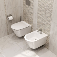 PLMR.wc.02 Унитаз Plaza Modern/Плаза Модерн подвесной безободковый, белый глянцевый КЕРАМА МАРАЦЦИ фото PLMR.wc.02 Унитаз Plaza Modern/Плаза Модерн подвесной безободковый, белый глянцевый КЕРАМА МАРАЦЦИ