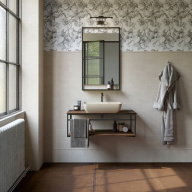 фото PLR.wb.55/SAN Раковина Plaza/Плаза накладная 55, песочная матовая КЕРАМА МАРАЦЦИ