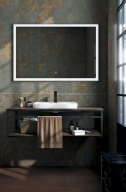 фото PLR.wbi.55.1 Раковина Plaza/Плаза встраиваемая сверху 55, белая глянцевая КЕРАМА МАРАЦЦИ