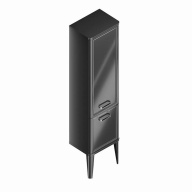 фото PO.M.150/BLK Пенал Pompei/Помпеи напольный/подвесной 150, черный глянцевый КЕРАМА МАРАЦЦИ