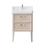 фото PO.M.60.2/CAM Тумба Pompei/Помпеи напольная с 2 ящиками 60, камео бежевый глянцевый КЕРАМА МАРАЦЦИ