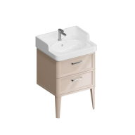 фото PO.M.60.2/CAM Тумба Pompei/Помпеи напольная с 2 ящиками 60, камео бежевый глянцевый КЕРАМА МАРАЦЦИ