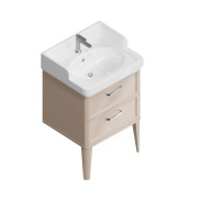 фото PO.M.60.2/CAM Тумба Pompei/Помпеи напольная с 2 ящиками 60, камео бежевый глянцевый КЕРАМА МАРАЦЦИ