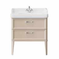 фото PO.M.80.2/CAM Тумба Pompei/Помпеи напольная с 2 ящиками 80, камео бежевый глянцевый КЕРАМА МАРАЦЦИ