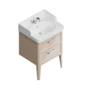 фото PO.N.60.2/CAM Тумба Pompei/Помпеи напольная с 2 ящиками 60, камео бежевый глянцевый КЕРАМА МАРАЦЦИ