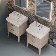 фото PO.wb.60 Раковина Pompei/Помпеи подвесная/мебельная 60, белая глянцевая КЕРАМА МАРАЦЦИ