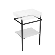 фото PRO.55.01/BLK.M Металлическая структура Pro/Про 55 напольная, черная матовая КЕРАМА МАРАЦЦИ