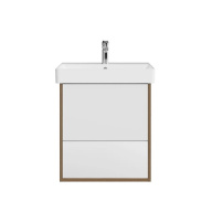 фото PRO.55.2/OLM Тумба Pro/Про подвесная 2 ящика 55, вяз КЕРАМА МАРАЦЦИ