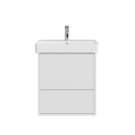 фото PRO.55.2/WHT.M Тумба Pro/Про подвесная 2 ящика 55, белая матовая КЕРАМА МАРАЦЦИ