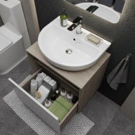 фото PRO.60.1/WHT Тумба Pro/Про подвесная 1 ящик 60, белая глянцевая КЕРАМА МАРАЦЦИ