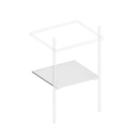 фото PRO.sh.50/WHT.M Полка для структур Pro/Про 50, белая матовая КЕРАМА МАРАЦЦИ