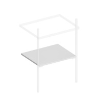 фото PRO.sh.55/WHT.M Полка Pro/Про 55 см, белая матовая КЕРАМА МАРАЦЦИ