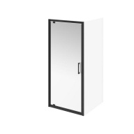 фото VE.90.PD.BLK.M Душевая дверь Vetro/Ветро, распашная, 90х195, матовый черный КЕРАМА МАРАЦЦИ