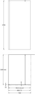 VE.90.WI.CR Душевая перегородка Vetro/Ветро, 90х195, хром КЕРАМА МАРАЦЦИ фото VE.90.WI.CR Душевая перегородка Vetro/Ветро, 90х195, хром КЕРАМА МАРАЦЦИ