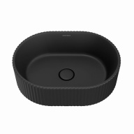 фото VE.NN.wb.50/BLK.M Раковина ARTBASIN Vento/АртБэйзин Венто 50 см черная матовая КЕРАМА МАРАЦЦИ