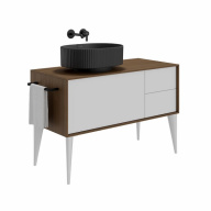 фото VE.NN.wb.50/BLK.M Раковина ARTBASIN Vento/АртБэйзин Венто 50 см черная матовая КЕРАМА МАРАЦЦИ