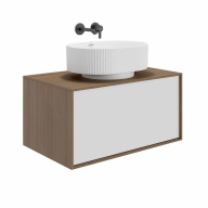 фото VE.wb.50/WHT.M Раковина ARTBASIN Vento/АртБэйзин Венто накладная 50, белая матовая КЕРАМА МАРАЦЦИ