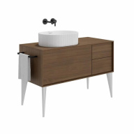 фото VE.wb.50/WHT.M Раковина ARTBASIN Vento/АртБэйзин Венто накладная 50, белая матовая КЕРАМА МАРАЦЦИ