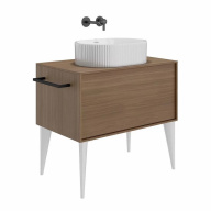 фото VE.wb.50/WHT Раковина ARTBASIN Vento/АртБэйзин Венто накладная 50, белая глянцевая КЕРАМА МАРАЦЦИ
