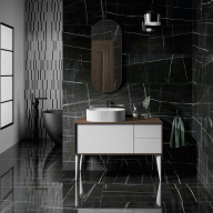 фото VE.wb.50/WHT Раковина ARTBASIN Vento/АртБэйзин Венто накладная 50, белая глянцевая КЕРАМА МАРАЦЦИ