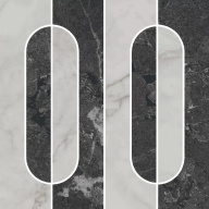 фото KMD2HID013GR Тубкаль наборный матовый обрезной 30x30x0,9 декор КЕРАМА МАРАЦЦИ