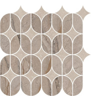 фото KMD2HID014BR Ифран наборный бежевый светлый глянцевый обрезной 30x32,5x0,9 декор КЕРАМА МАРАЦЦИ