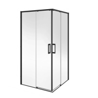 LN.100.SSD.BLK.M Душевой уголок Lindo/Линдо, раздв. с функц. soft close/плав. отк. и зак., квадр.,100х100х195, черный КЕРАМА МАРАЦЦИ фото LN.100.SSD.BLK.M Душевой уголок Lindo/Линдо, раздв. с функц. soft close/плав. отк. и зак., квадр.,100х100х195, черный КЕРАМА МАРАЦЦИ