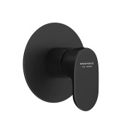 фото 69475EKM.01.093 Встроенный однорычажный смеситель Ole/Оле для душа на один поток, матовый черный КЕРАМА МАРАЦЦИ