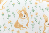 фото KM7801 Обои виниловые на флизелиновой основе Уик-энд мотив, жёлто-зелёный корги KЕРАМА МАРАЦЦИ КЕРАМА МАРАЦЦИ