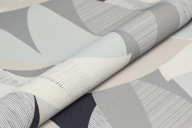 фото KM8508 Обои виниловые на флизелиновой основе Шафран мотив, черный, листья KЕРАМА МАРАЦЦИ КЕРАМА МАРАЦЦИ