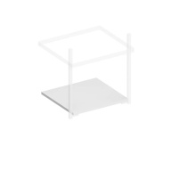 фото PRO.sh.50/WHT.M Полка для структур Pro/Про 50, белая матовая КЕРАМА МАРАЦЦИ