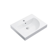 фото BG.wb.60 Раковина Buongiorno/Бонджорно подвесная/мебельная 60, белая глянцевая КЕРАМА МАРАЦЦИ