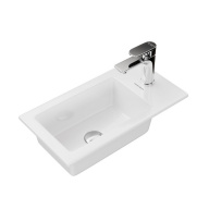 фото LA.wb.50 Раковина Lato/Лато встраиваемая сверху 50, белая глянцевая КЕРАМА МАРАЦЦИ