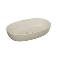 фото PLR.wb.60/SAN Раковина Plaza/Плаза накладная 60, песочная матовая КЕРАМА МАРАЦЦИ