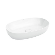 фото PLR.wb.60 Раковина Plaza/Плаза накладная 60, белая глянцевая КЕРАМА МАРАЦЦИ
