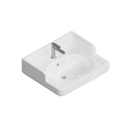 фото PO.wb.60 Раковина Pompei/Помпеи подвесная/мебельная 60, белая глянцевая КЕРАМА МАРАЦЦИ