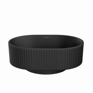 фото VE.NN.wb.50/BLK.M Раковина ARTBASIN Vento/АртБэйзин Венто 50 см черная матовая КЕРАМА МАРАЦЦИ