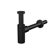 фото A400BLACK Сифон для умывальника цельнометаллический черный КЕРАМА МАРАЦЦИ