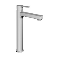 фото P4CR205LLZNKM Смеситель Sonata/Соната высокий для раковины без донного клапана, хром КЕРАМА МАРАЦЦИ