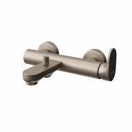 фото 69440KM.M0.071 Смеситель для ванны Ole/Оле настенный с дивертором ванна/душ, без лейки, золотой атласный КЕРАМА МАРАЦЦИ