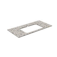 фото KM6012G0471RP100Ir2 Спец. изделие декоративное для полувстраиваемых раковин Бричиола 100 см, белый натуральный КЕРАМА МАРАЦЦИ