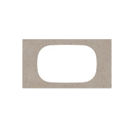 фото MA.2.0.SG540620R/90 Спец. изделие дек. для раковин, встр. сверху Magica/Маджика Риккарди 90 см, бежевый мат. (без отв.) КЕРАМА МАРАЦЦИ