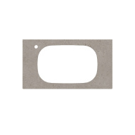 фото MA.2.1.SG519920R/90 Спец. изделие дек. для раковин, встраиваемых сверху Magica/Маджика Риккарди 90 см, серый матовый КЕРАМА МАРАЦЦИ