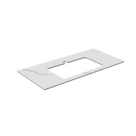 фото PL2.SG50008220R/100 Спец. изделие декоративное для раковин, встраиваемых сверху Монте Тиберио 100 см, белый натуральный КЕРАМА МАРАЦЦИ